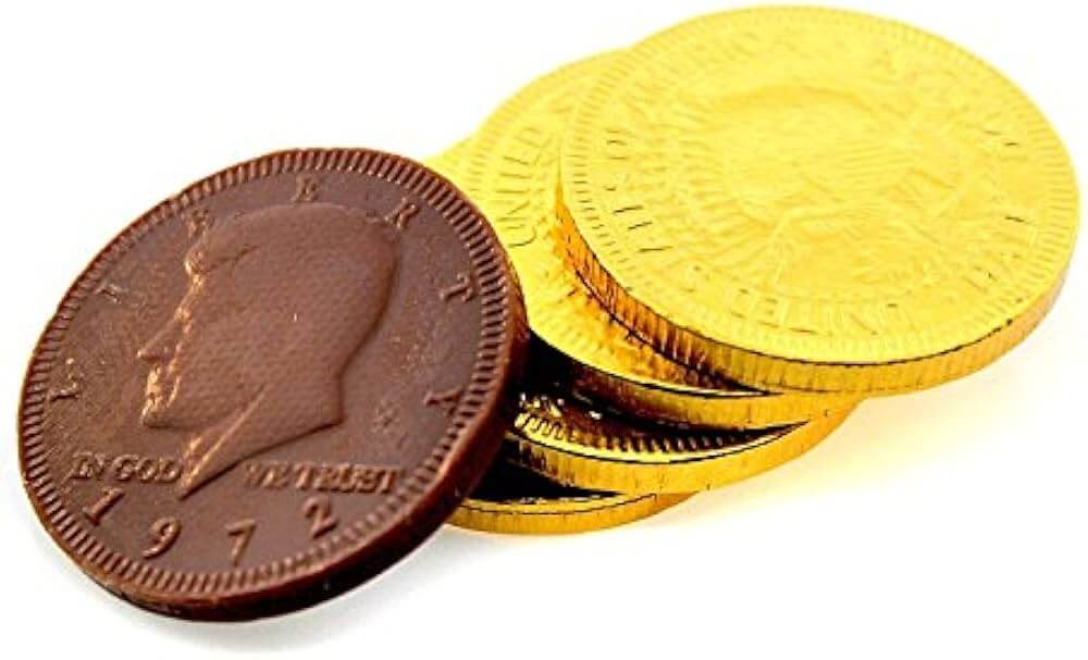 Gold Chocolate Coin – 90s Nostalgia Treat
