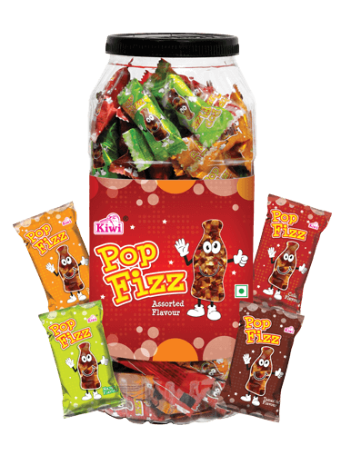 Pop Fizz Candy | Fizzy Cola & Fruit Flavoured Toffee | Desi Blast from the Past